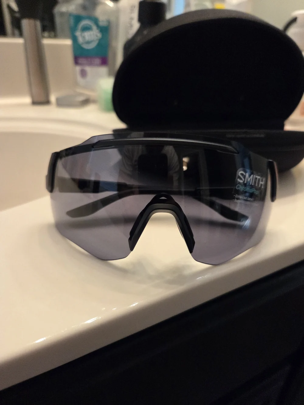 Smith Momentum Chromapop Sunglasses - Black Smoke Lens